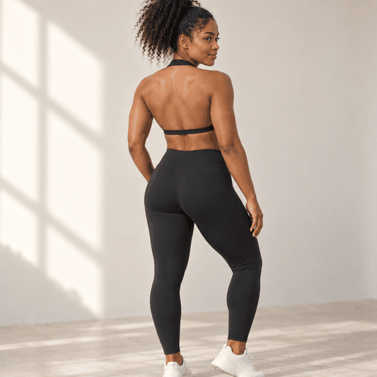 Brassière Nude VELYENA – Brassière de Sport Dos Croisé Effet Nude Femme