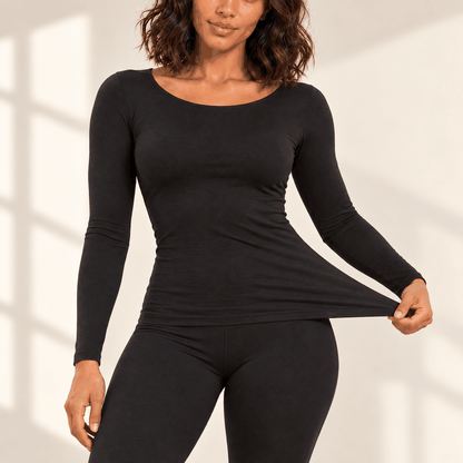 Ensemble Thermique VELYENA – Sous-Vêtements Chauds Femme Seconde Peau