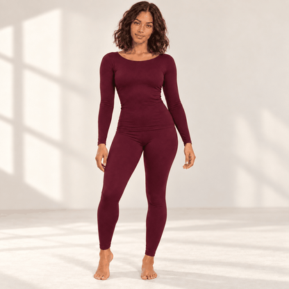 Ensemble Thermique VELYENA – Sous-Vêtements Chauds Femme Seconde Peau