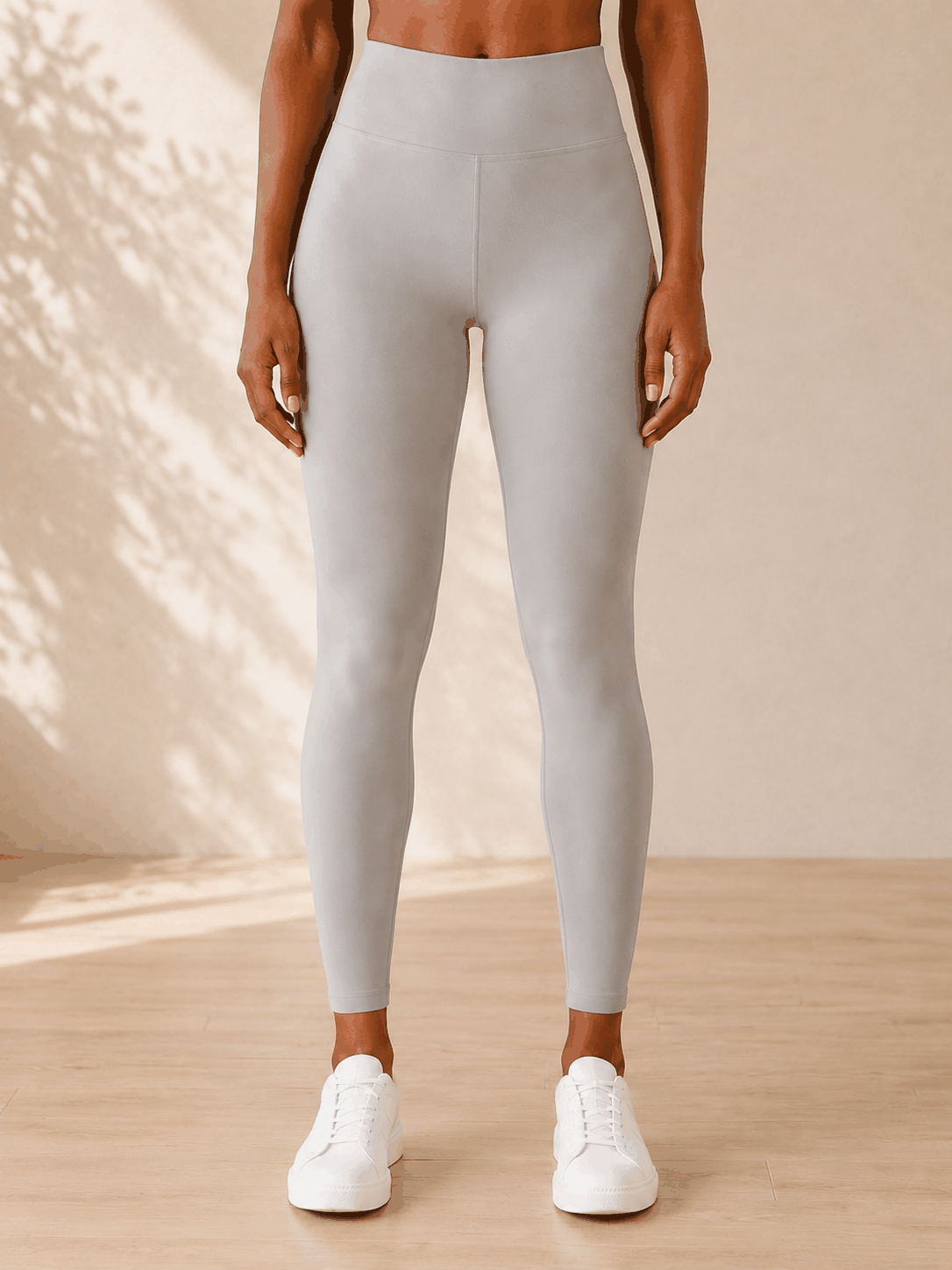Legging Straight VELYENA – Legging Droit Taille Haute Effet Nu Femme