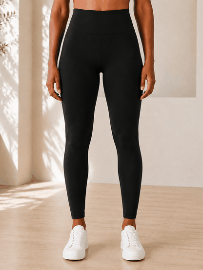 Legging Straight VELYENA – Legging Droit Taille Haute Effet Nu Femme