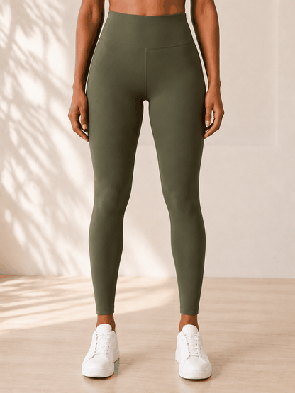 Legging Straight VELYENA – Legging Droit Taille Haute Effet Nu Femme