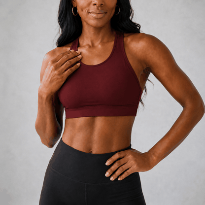 Brassière Impact VELYENA – Brassière de Sport Col Haut Maintien Fort Femme