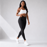 Legging Contour VELYENA – Legging Galbant Taille Haute Ceinture Large Femme