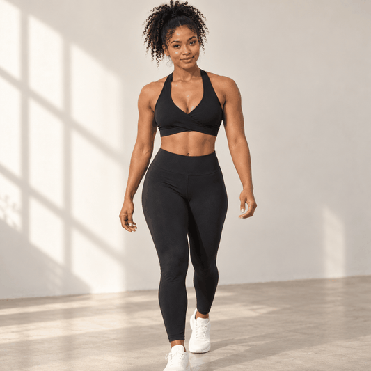 Brassière Nude VELYENA – Brassière de Sport Dos Croisé Effet Nude Femme