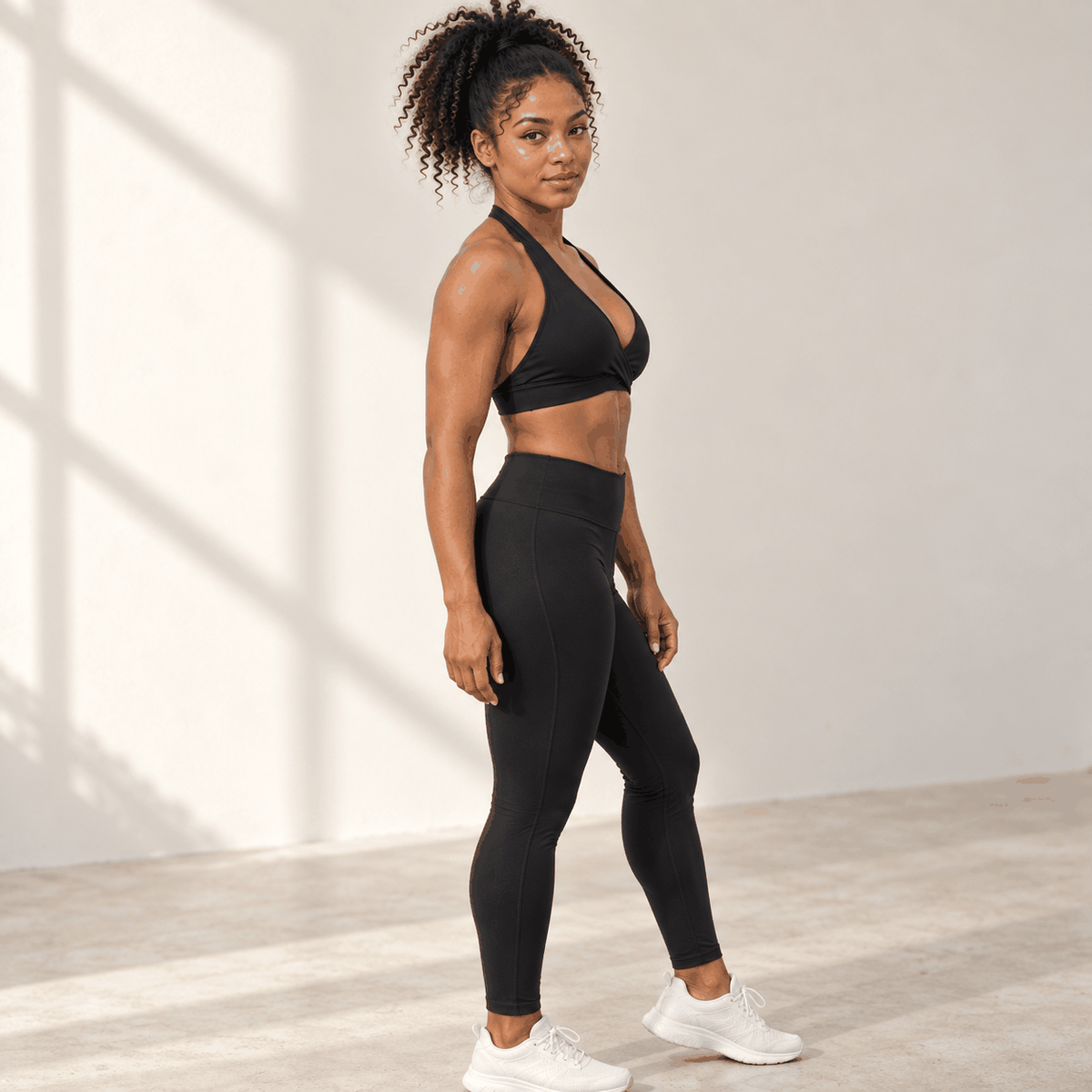 Brassière Nude VELYENA – Brassière de Sport Dos Croisé Effet Nude Femme