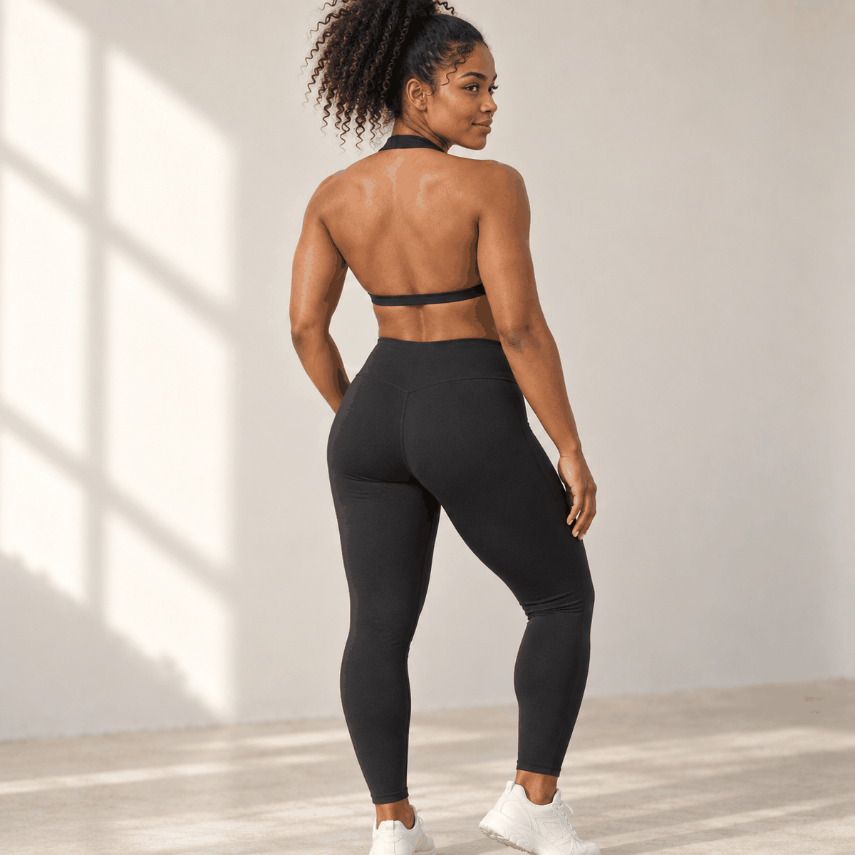 Brassière Nude VELYENA – Brassière de Sport Dos Croisé Effet Nude Femme