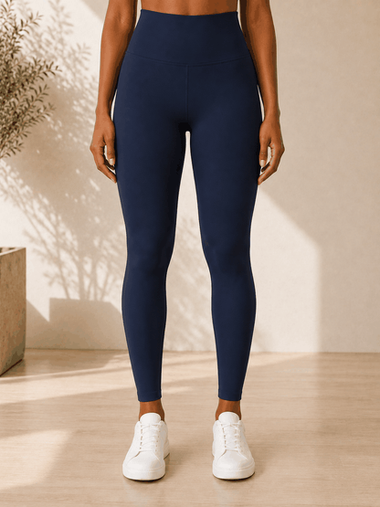 Legging Straight VELYENA – Legging Droit Taille Haute Effet Nu Femme