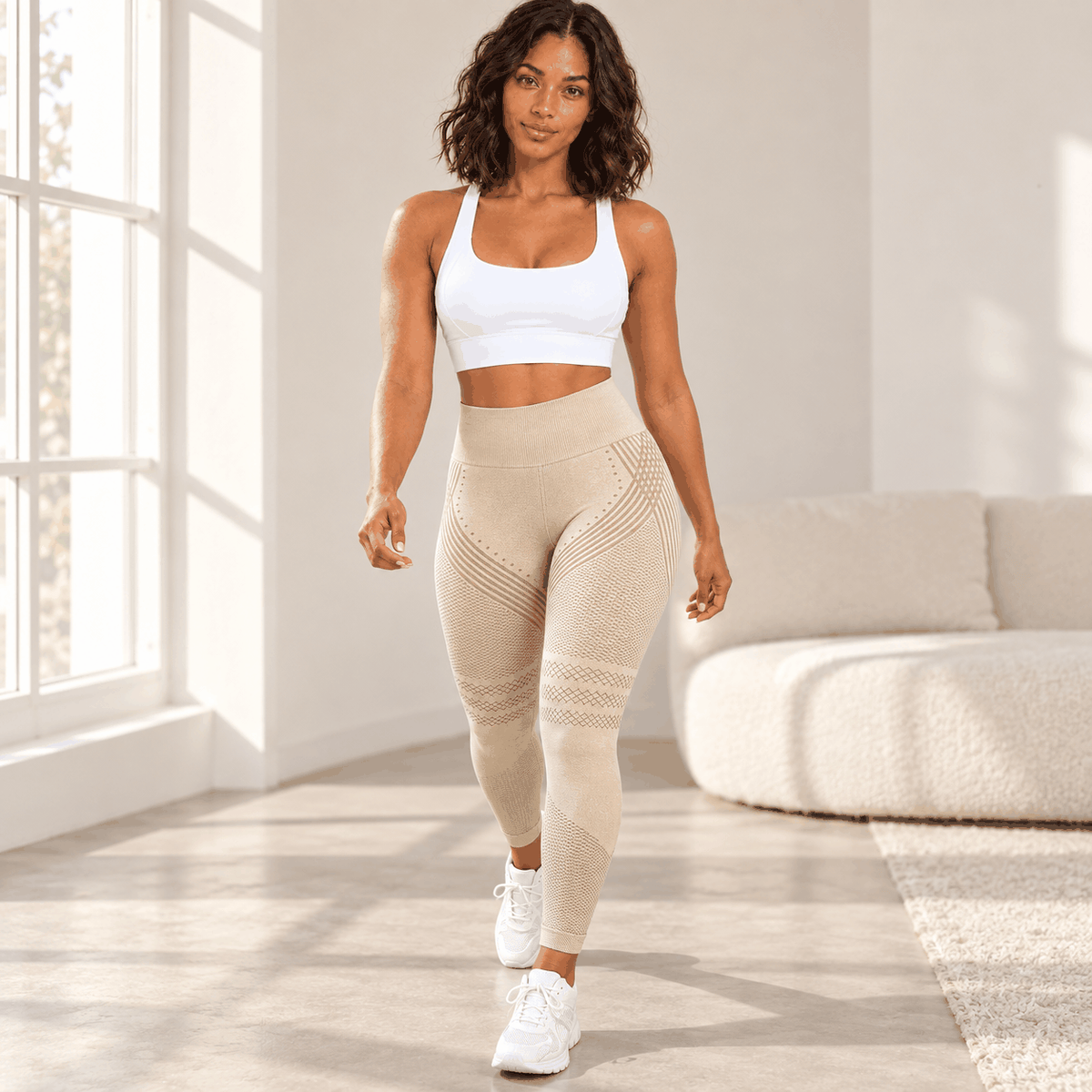 Legging Contour VELYENA – Legging Taille Haute Sculptant Push-Up Femme