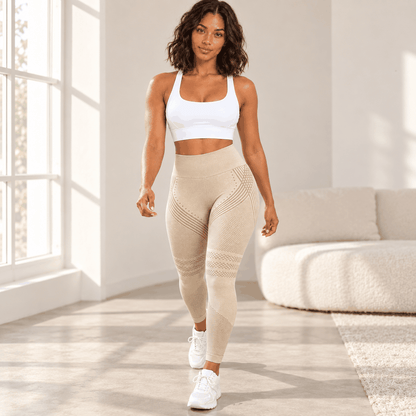 Legging Contour VELYENA – Legging Taille Haute Sculptant Push-Up Femme