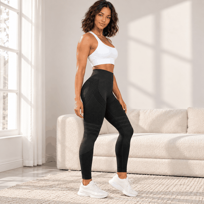 Legging Contour VELYENA – Legging Taille Haute Sculptant Push-Up Femme