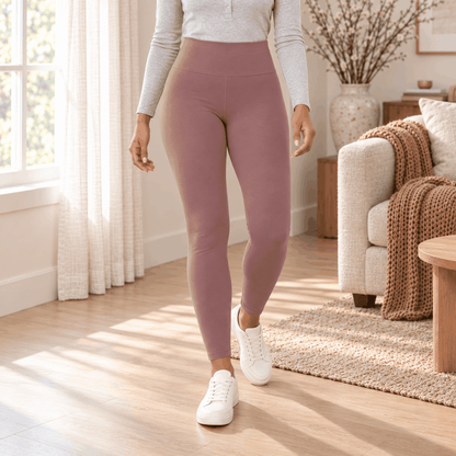 Legging chaud taille haute femme en polaire VELYENA