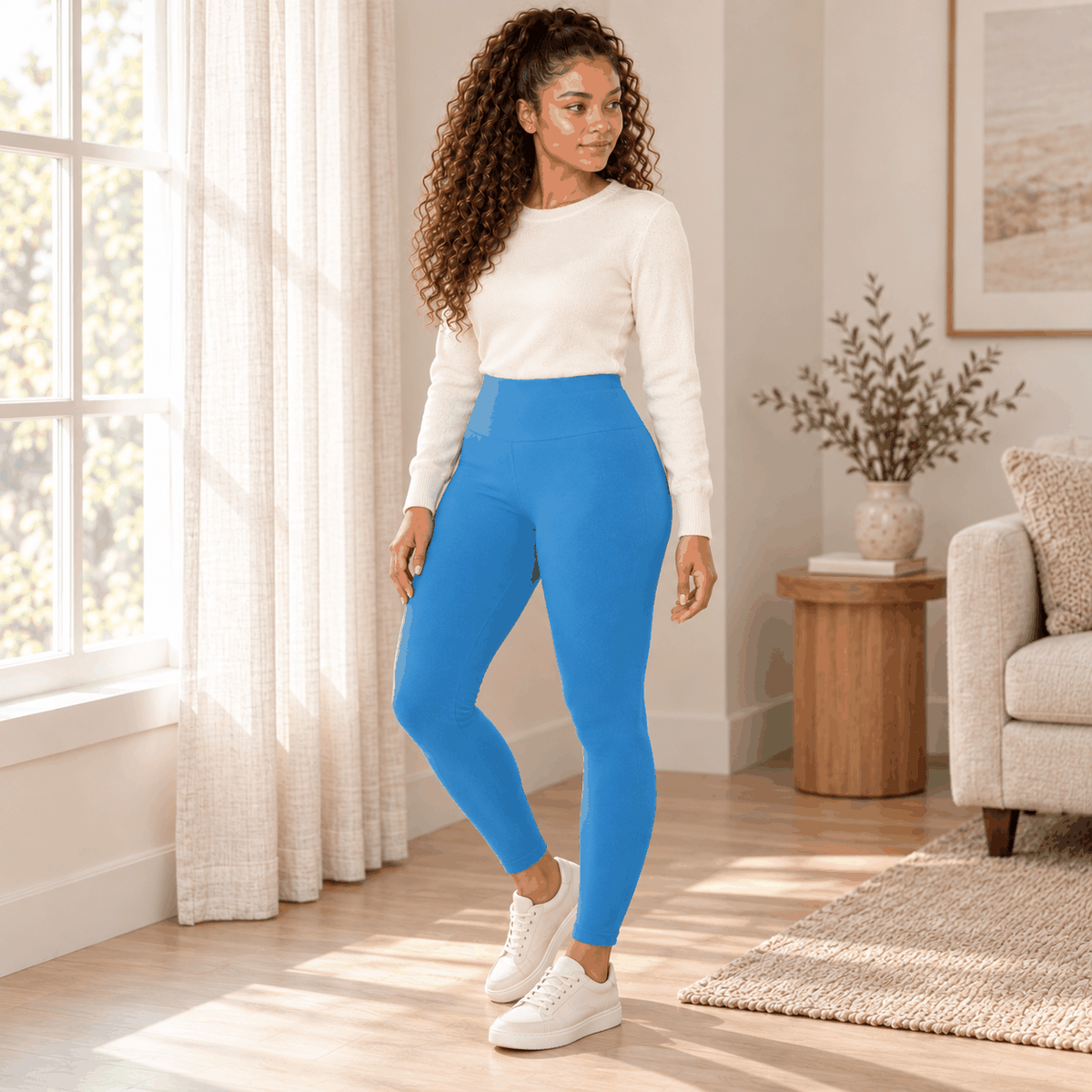 Legging warm VELYENA femme taille haute interieur polaire