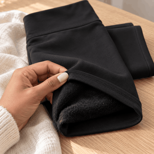 Legging warm velyena taille haute femme intérieur polaire