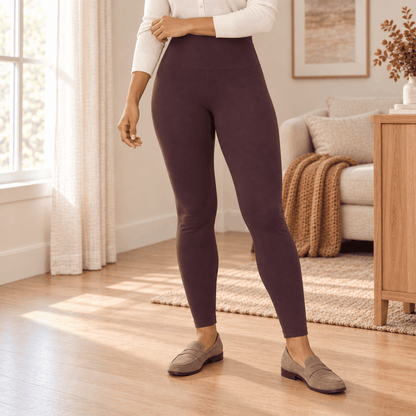 Legging Warm VELYENA thermique polaire taille haute femme chaud et style