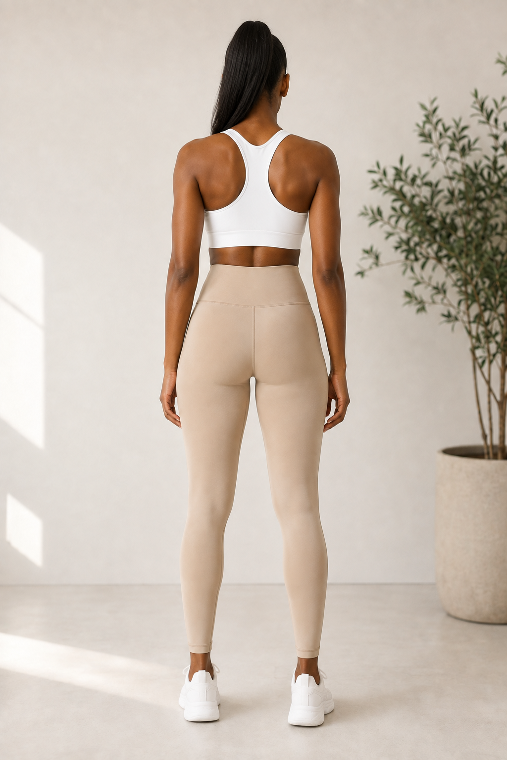 Legging Droit Taille Haute SoftMotion™ – Effet Nu