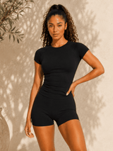 Ensemble Duo VELYENA – Ensemble Sport 2 Pièces T-shirt & Legging Femme