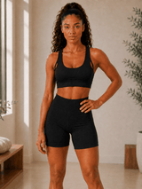 Ensemble Sculpt VELYENA – Ensemble Sport 2 Pièces Brassière & Short Femme