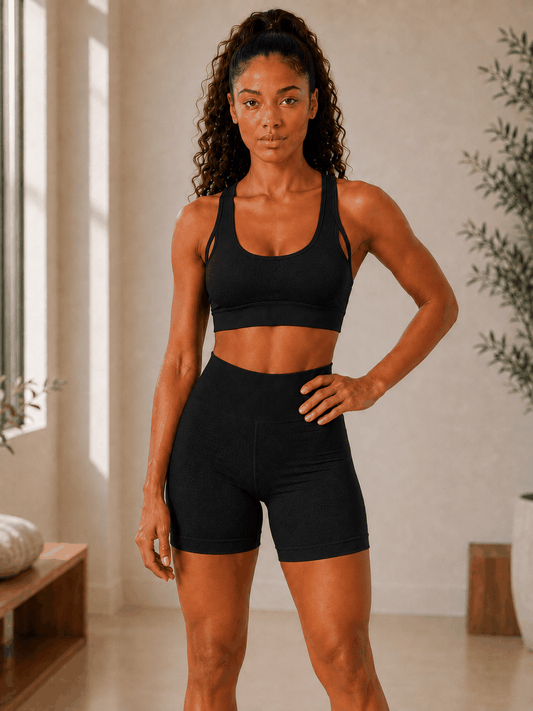 Ensemble Sculpt VELYENA – Ensemble Sport 2 Pièces Brassière & Short Femme