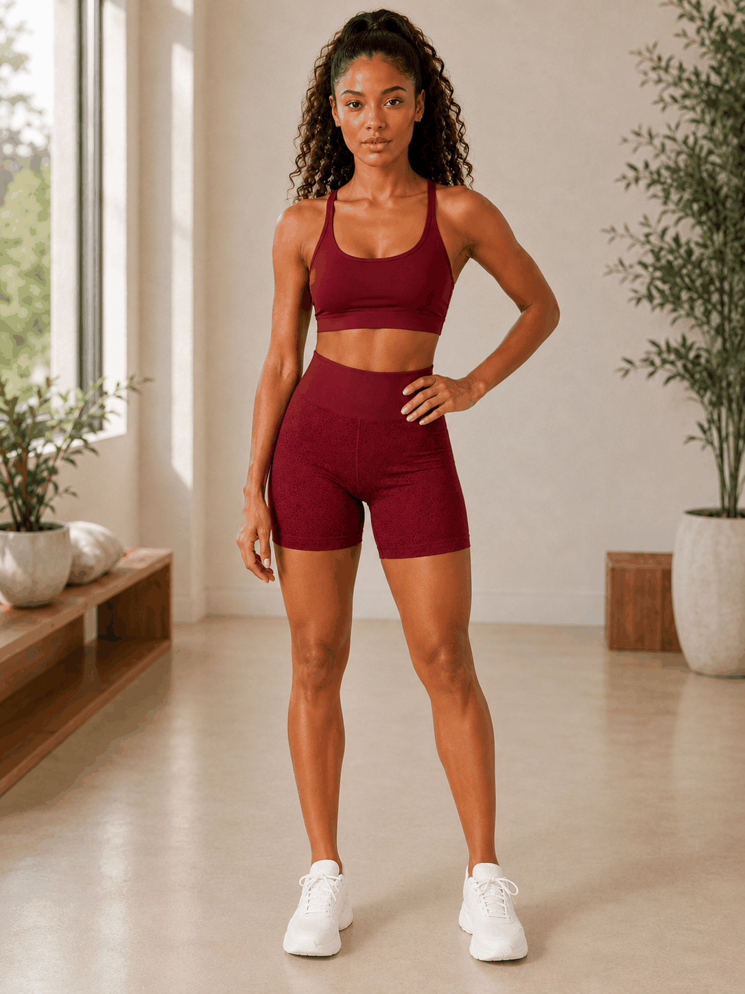 Short Flow VELYENA – Short de Yoga Taille Haute Confort Femme