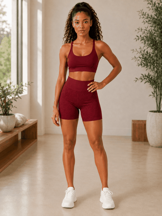 Short Flow VELYENA – Short de Yoga Taille Haute Confort Femme
