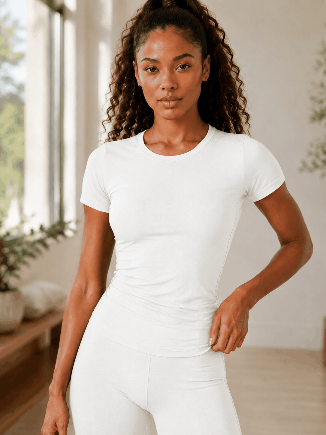 T-shirt Essential VELYENA – T-shirt de Sport Respirant Femme