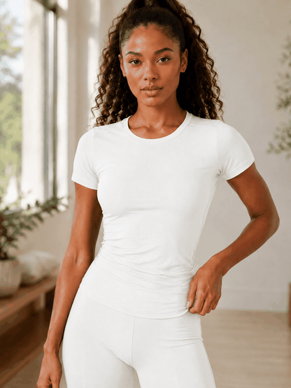 T-shirt Essential VELYENA – T-shirt de Sport Respirant Femme