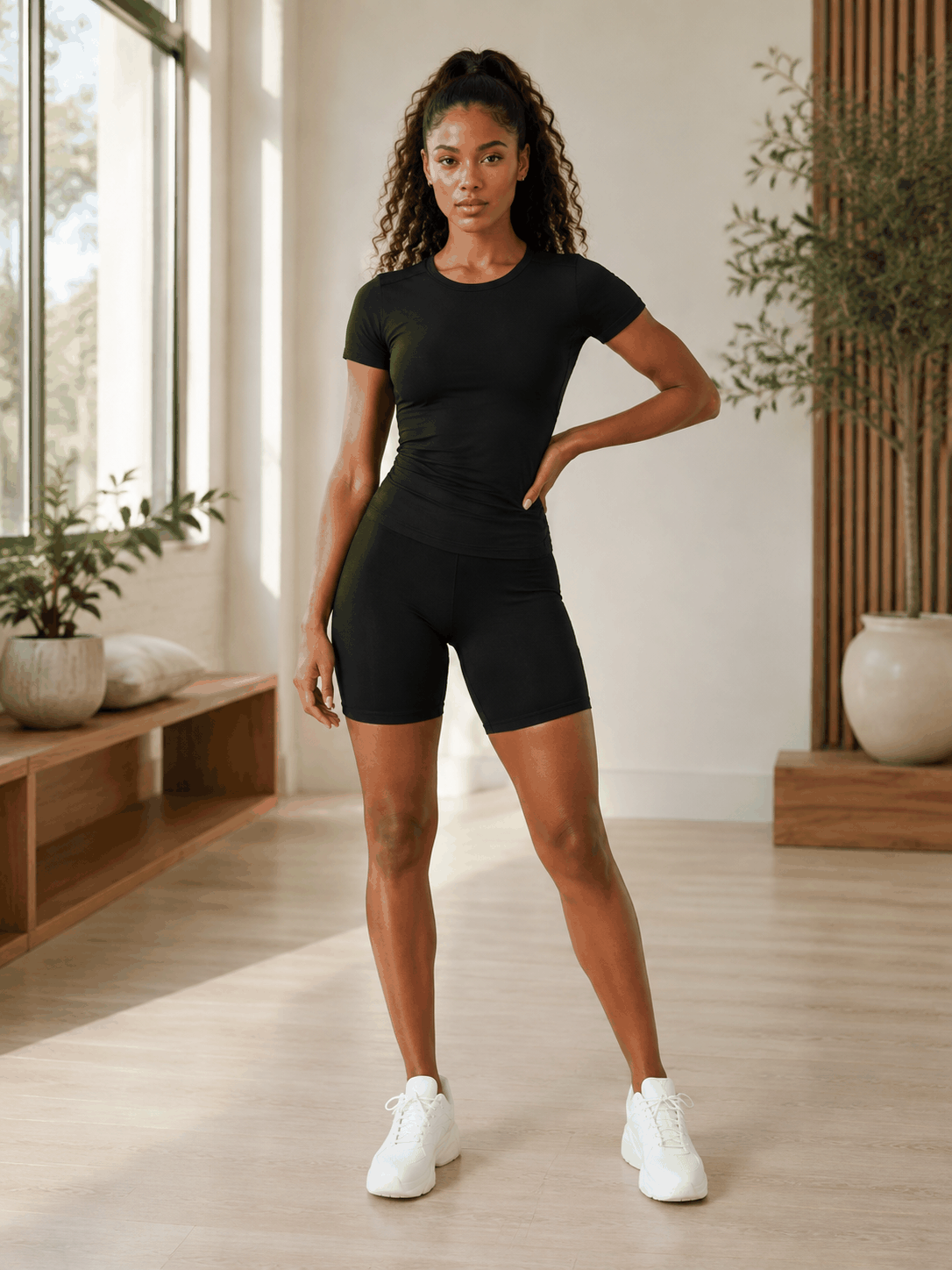 T-shirt Essential VELYENA – T-shirt de Sport Respirant Femme