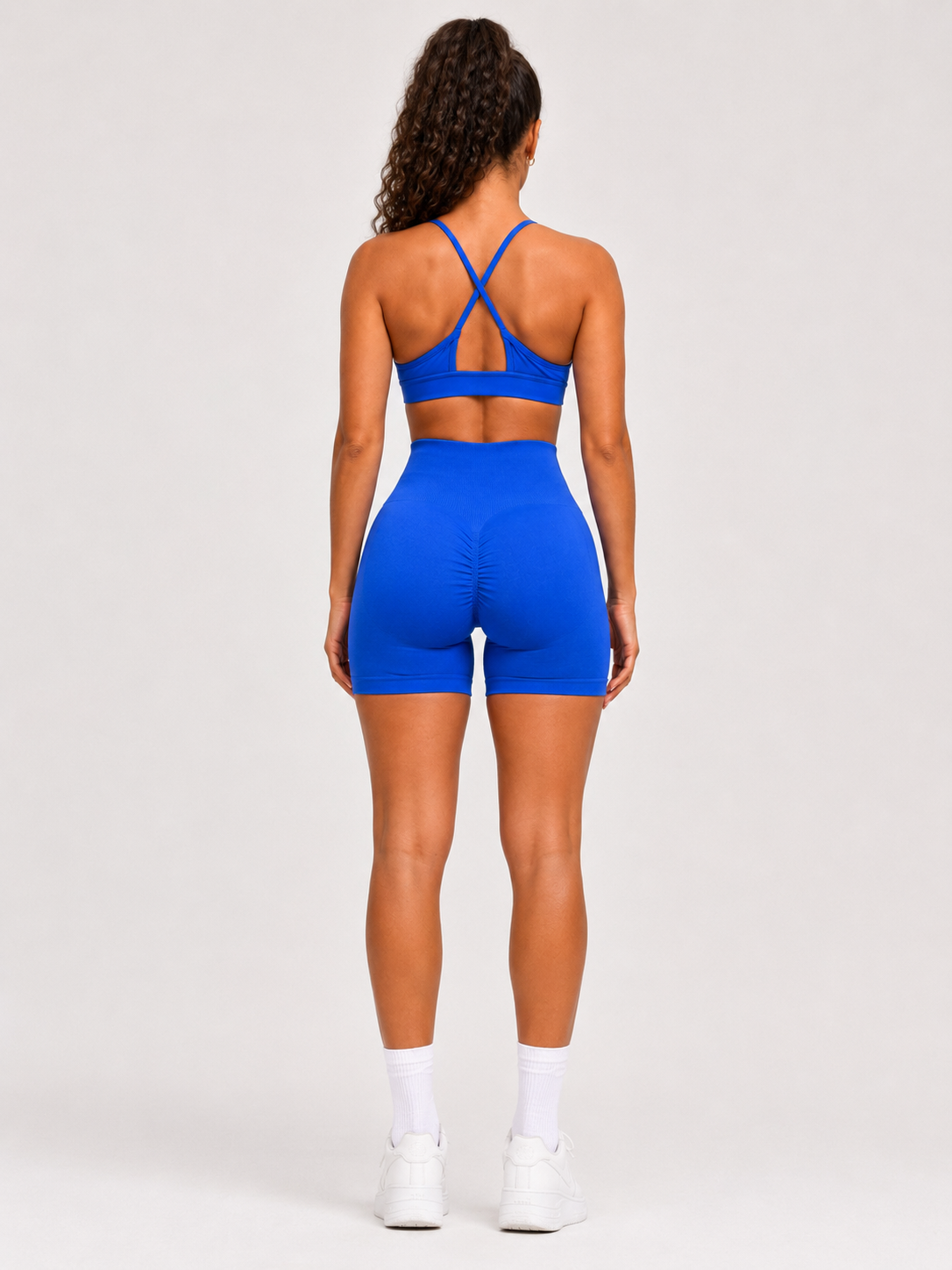 Short Sculpt VELYENA – Short de Sport Taille Haute Gainant Femme