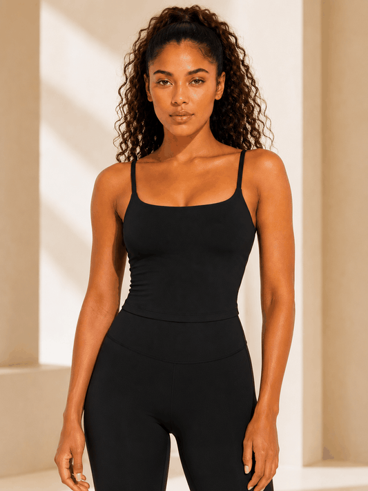 Débardeur Duo VELYENA – Débardeur de Sport Brassière Intégrée Femme
