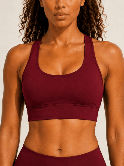 Brassière Sculpt VELYENA – Brassière de Sport Seamless Dos Ouvert Femme