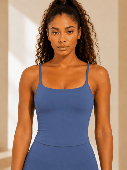 Débardeur Duo VELYENA – Débardeur de Sport Brassière Intégrée Femme